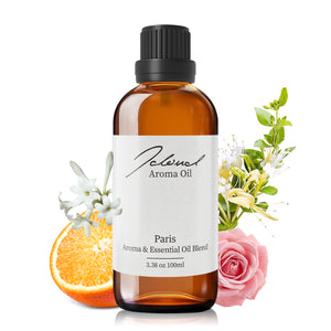 JCLOUD Paris Essential Oil for Diffuser - Hotel Collection Diffuser Oil & Home Luxury Scents - Pure Aromatherapy Diffuser Oil with Rose, Jasmine and Honeysuckle, Natural & Pet Safe