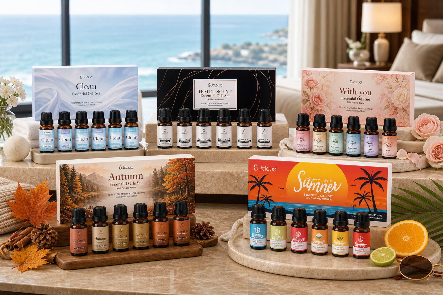 JCLOUD oil discovery gift sets