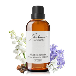 JCLOUD Bluebell Reverie Essential Oil for Diffuser - Hotel Collection Diffuser Oil & Home Luxury Scents - Pure Aromatherapy Diffuser Oil with Bluebell, Jasmine and Amber, Natural & Pet Safe - 100mL