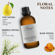 JCLOUD Luminous White Dew Essential Oil Inspired by Westin Hotel | Hotel Collection - Pure Aromatherapy Diffuser Oil with Orange and Lily of the valley, Home Luxury & Hotel Scents for Diffuser - 100mL