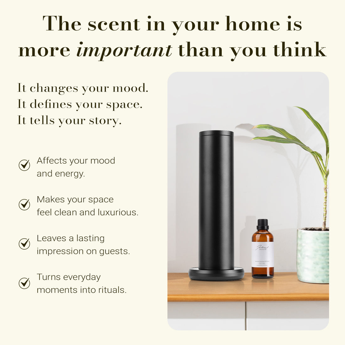 JCLOUD Golden Osmanthus Hotel Diffuser Oil, Luxury Diffuser Oils Scents for Home, Natural Essential Oils for Cold-Air & Ultrasonic Diffuser Aromatherapy, Long Lasting – 3.38 Fl Oz, 100mL