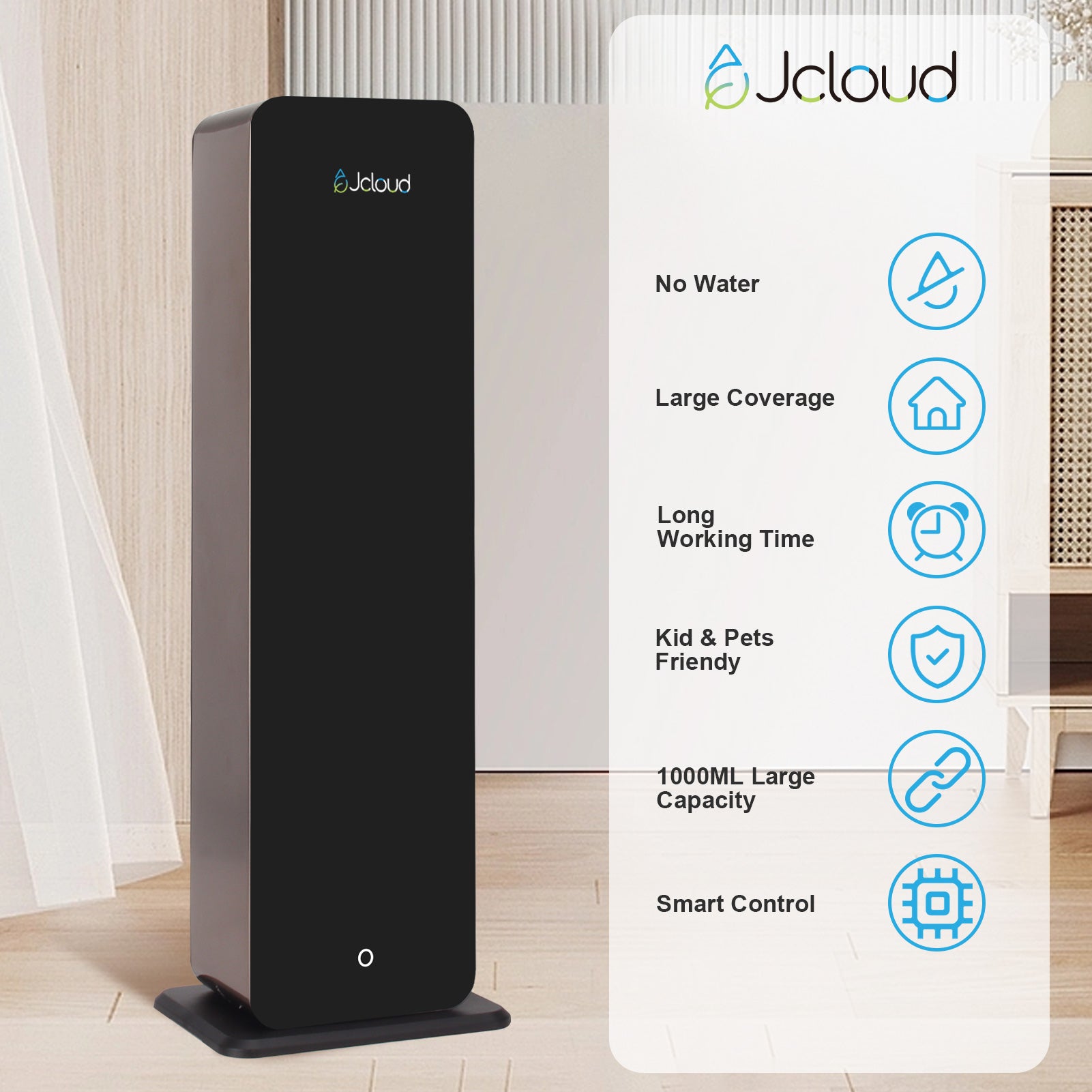 JCLOUD A-316 Floor-Standing Waterless Scent Machine | 5,000 sq ft