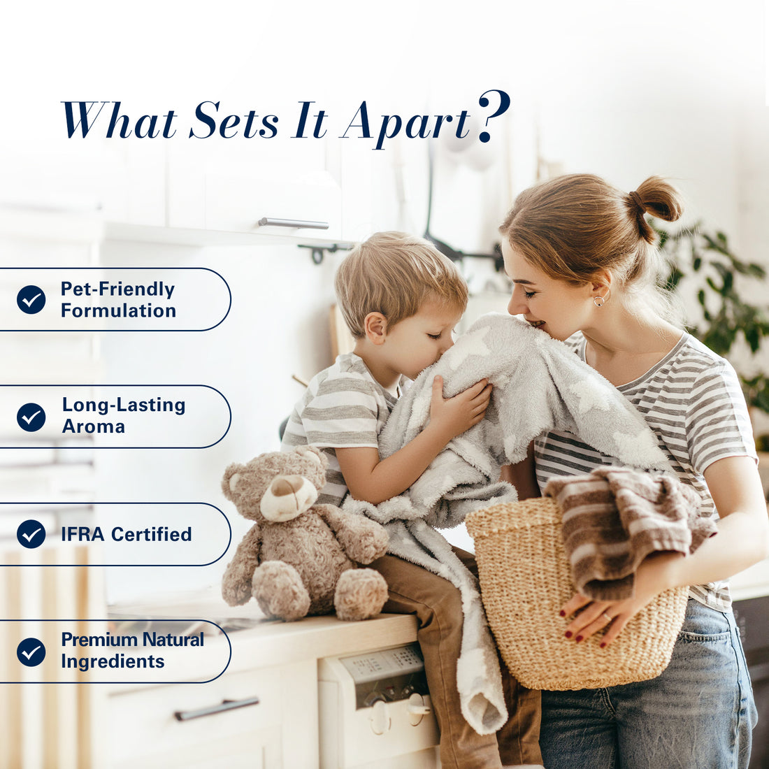 JCLOUD Essential Oils for Laundry, Clean Scent Fragrance Oils Set, Use with Wool Dryer Balls - Fresh Linen, Soft Laundry, Warm Cotton Essential Oils for Diffusers for Home, Natural Fresh Scent, 6x10mL
