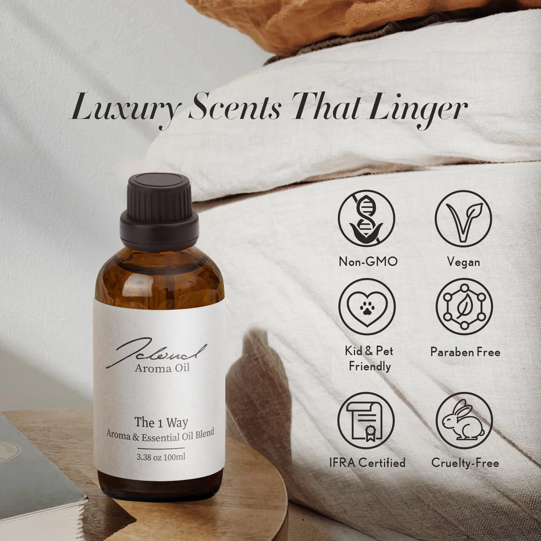 JCLOUD The 1 Way Diffuser Oil Inspired by The One Hotel Miami Beach, Hotel Scent Aromatherapy Fragrance Oil, Home Luxury & Hotel Scents for Diffuser - 100mL
