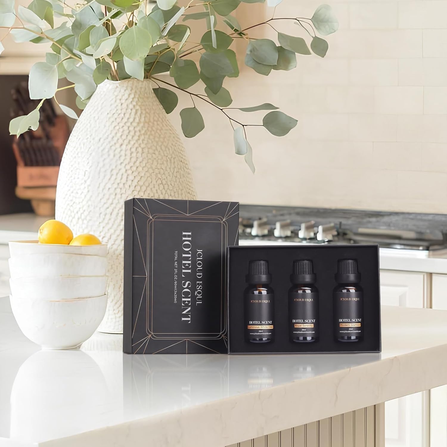 Hotel Diffuser Oil Gift Set | 3-Piece Hotel Scent Trio | JCLOUD