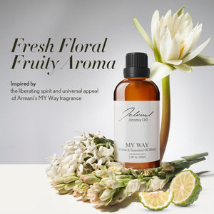 JCLOUD My Way Essential Oil for Diffuser - Hotel Collection Diffuser Oil & Home Luxury Scents – Pure Aromatherapy Diffuser Oil with Bergamot, Tuberose & Vanilla, Natural & Pet Safe