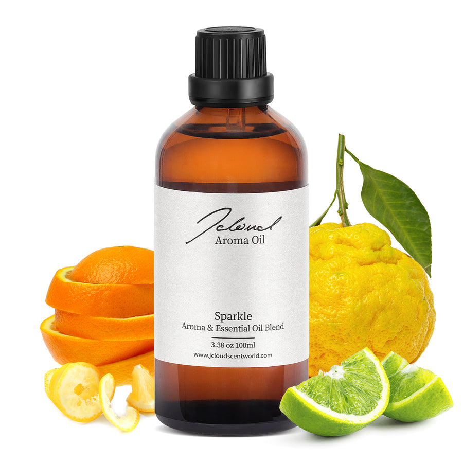 JCLOUD Sparkle Hotel Diffuser Oil, Luxury Diffuser Oils Scents for Home, Natural Essential Oils for Cold-Air & Ultrasonic Diffuser Aromatherapy, Long Lasting Home Fragrance – 3.38 Fl Oz, 100mL