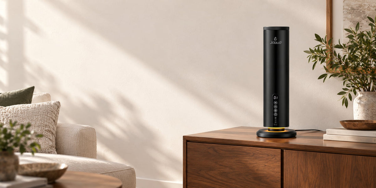 JCLOUD A-326 column waterless diffuser in a modern home