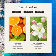 JCLOUD Capri Sunshine Hotel Diffuser Oil - Inspired by Italian 5 Star Resort - Orange, Apple Blossom & Amber - Hotel Essential Oil Luxury Long Lasting Aromatherapy Fragrance in Glass Bottle, 100mL