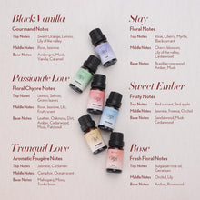 JCLOUD Essential Oil Set for Diffuser | Gift Set of 6 Premium Essential Oils for Diffusers for Home, Pure Aromatherapy Diffuser Oils, Home Luxury & Hotel Scents - 6x10 mL
