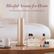 JCLOUD Essential Oil Set for Diffuser | Gift Set of 6 Premium Essential Oils for Diffusers for Home, Pure Aromatherapy Diffuser Oils, Home Luxury & Hotel Scents - 6x10 mL