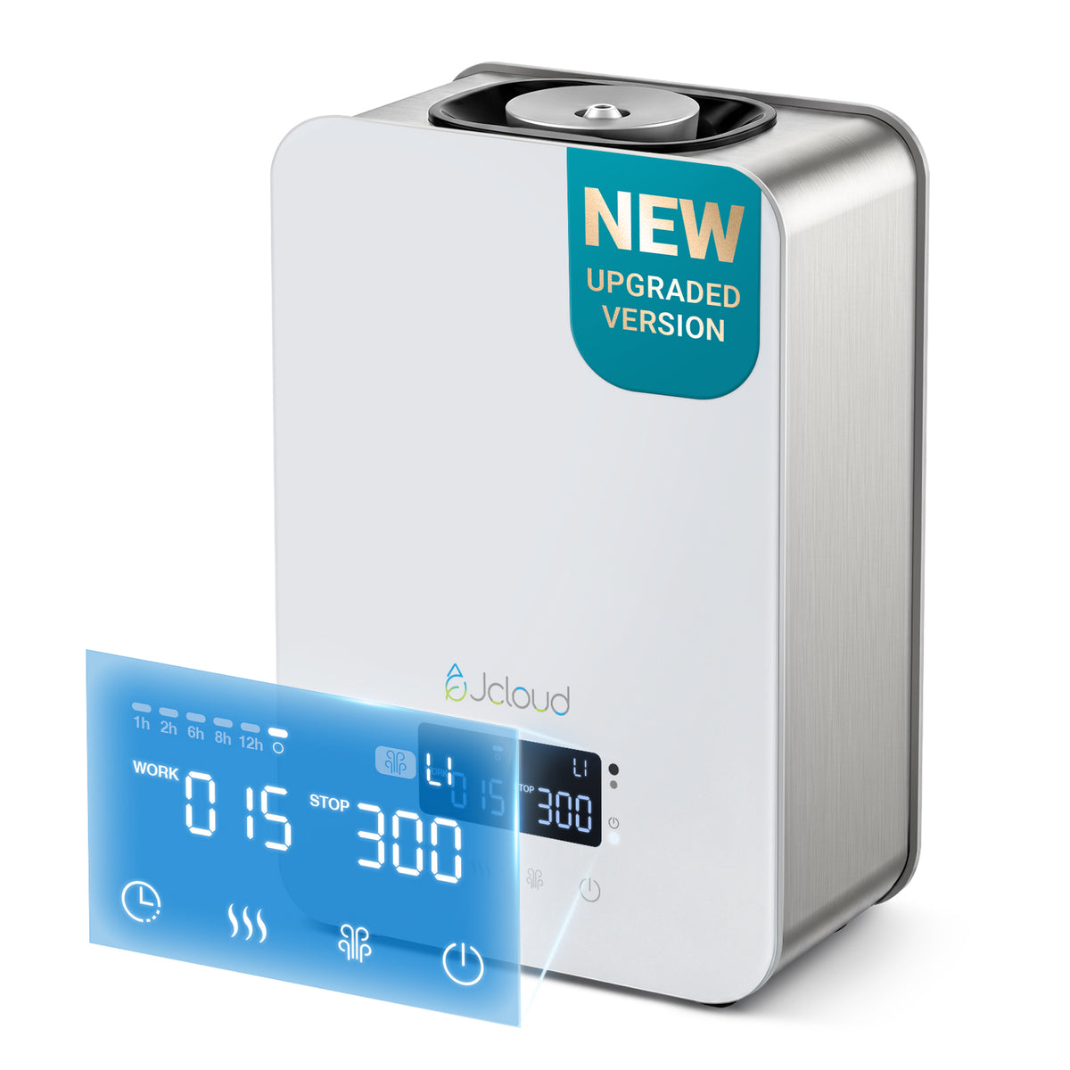 White JCLOUD A-311 V2 smart display waterless diffuser