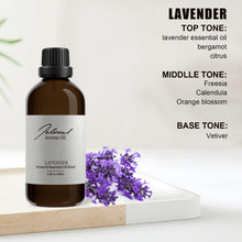 JCLOUD Lavender Essential Oil | 100% Pure and Natural Aromatherapy Oil for Diffusers, Humidifiers, and Scent Machines | Uplifting and Refreshing Fragrance | 100ml - JCloud Direct
